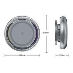 Cargador inalámbrico magnético 3 en 1 de 15 W con luz LED de colores.
