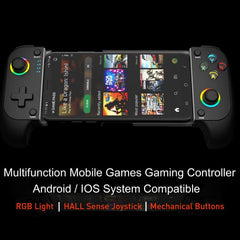 Mando inalámbrico retráctil multifunción para juegos