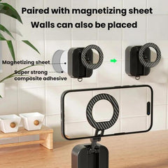 Soporte magnético de escritorio plegable y giratorio portátil para teléfono