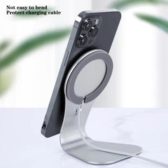 Soporte para teléfono con cargador inalámbrico magnético