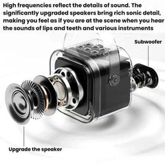 Altavoz Bluetooth portátil con micrófono des...
