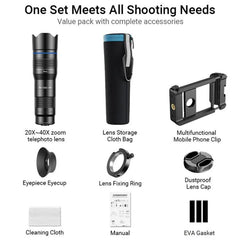 Lente telefoto zoom universal APEXEL totalme...