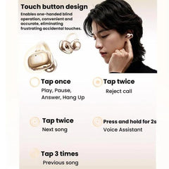 Auriculares inalámbricos Bluetooth de conducción ósea aigo CJ195