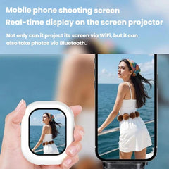 Espejo para selfies inalámbrico T3 con panta...