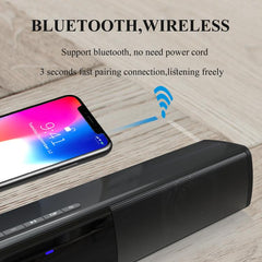Altavoz Bluetooth con subwoofer y sonido env...