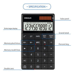 Calculadora de impuestos OSALO A-1T con pant...