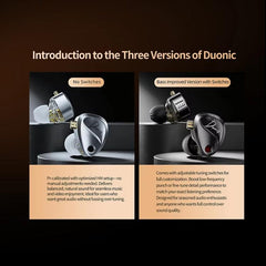 Auriculares HiFi con cable KZ Duonic Dual Po...