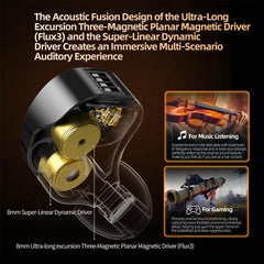 Auriculares HiFi con cable KZ Duonic Dual Po...