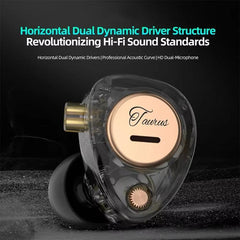 Auriculares con cable KZ Taurus de 3,5 mm co...