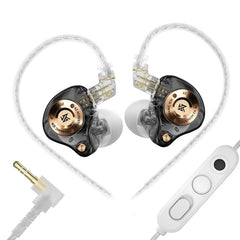Auriculares con cable KZ EDZ de 1,2 m con co...
