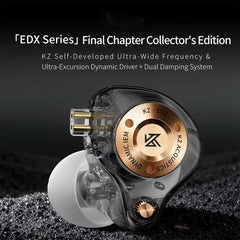 Auriculares con cable KZ EDZ de 1,2 m con co...