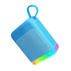 Mini altavoz de escritorio Bluetooth retro con luces RGB