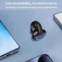 Auriculares Bluetooth GD30 de un solo oído con diseño de oreja única.