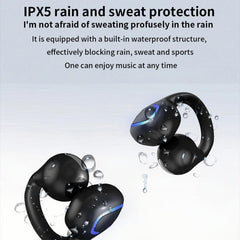 Auriculares Bluetooth GD30 de un solo oído con diseño de oreja única.