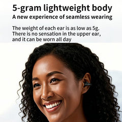 Auriculares Bluetooth GD30 de un solo oído con diseño de oreja única.