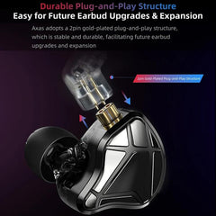 Auriculares para juegos con cable KZ Axas FP...