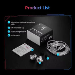 Auriculares para juegos con cable KZ Axas FP...