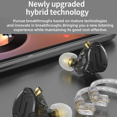 Auriculares con cable KZ-ZS10 PRO X de 10 tr...