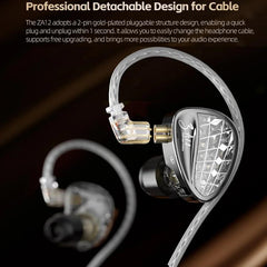Auriculares con cable KZ-ZA12 de 1,2 m con a...
