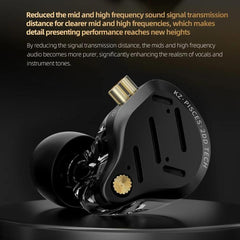 Auriculares con cable KZ Pisces de doble con...