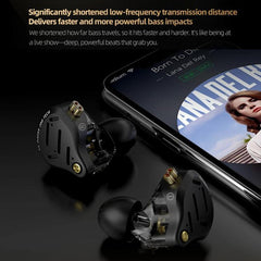 Auriculares con cable KZ Pisces de doble con...