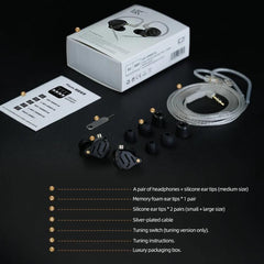 Auriculares con cable KZ Pisces de doble con...