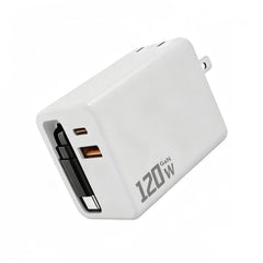 Cargador de pared GaN de 120 W con cable USB...