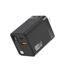 Cargador de pared GaN de 80 W con cable USB-...