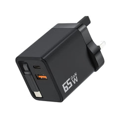 Cargador de pared GaN de 65 W con cable USB-...