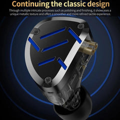 KZ-ZAT 1.2m Wired In-Ear Earhones With 1 Dyn...