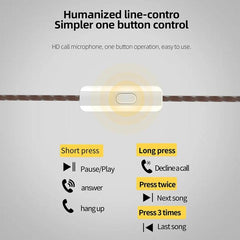Auriculares intrauditivos dinámicos con cabl...