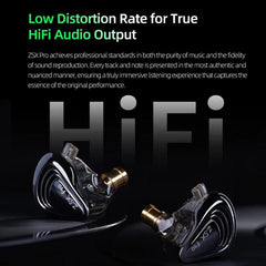 Auriculares con cable KZ ZSX PRO con control...