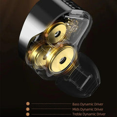 Auriculares intrauditivos con cable KZ Vader...