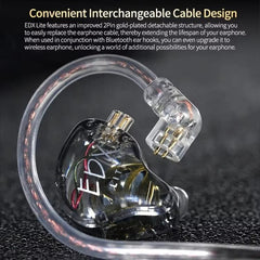 Auriculares con cable KZ-EDX Lite con contro...