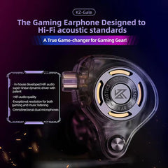Auriculares para juegos con cable KZ-Gale Hi...