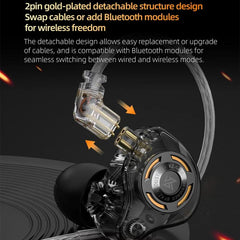Auriculares para juegos con cable KZ-Gale Hi...