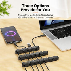 Organizador de cables de silicona Toocki, cl...