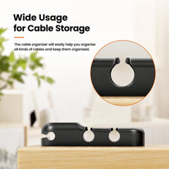 Organizador de cables de silicona Toocki, cl...