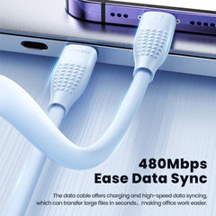 Cable Toocki PD de 27 W USB-C / Tipo-C a 8 pines