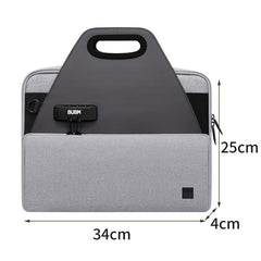 Estuche organizador de documentos con cerradura BUBM para archivadores y portafolios