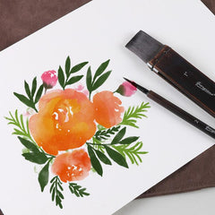 Giorgione 10 In 1 Synthetic Squirrel Hair Paint Brush Set