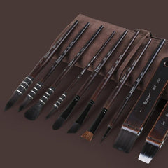 Giorgione 10 In 1 Synthetic Squirrel Hair Paint Brush Set