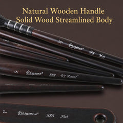 Giorgione 10 In 1 Synthetic Squirrel Hair Paint Brush Set