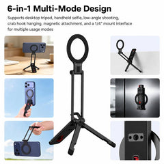 Flymile Magnetic Mobile Phone Tripod Folding Extendable Clip