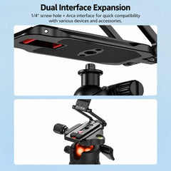 Flymile Phone Magnetic Rotating Foldable Metal Tripod Stand