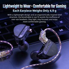 CVJ Konoka 3D Vibration Gaming IEM 1DD+1BA+1...
