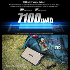 Tablet resistente Ulefone Rugking Pad Pro de 8,68 pulgadas, 8 GB + 128 GB