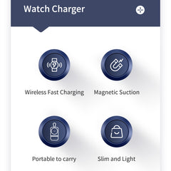 Cargador Inalámbrico Magnético ROCK W26 para Huawei Watch GT