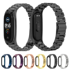 Mijobs Correa Metálica para Xiaomi Mi Band 3 & 4 & 5 & 6 Original
