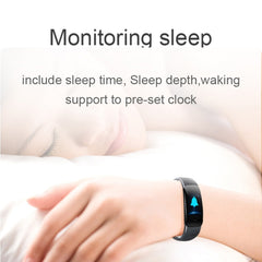 DOMIN0 C1S Pulsera inteligente con pantalla a color IPS de 0,96 pulgadas
